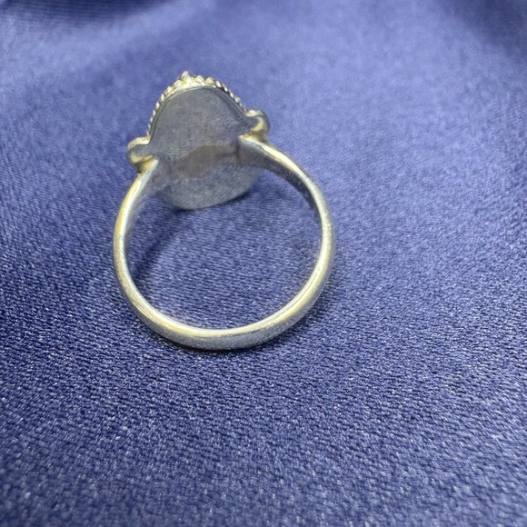 SOLD 925 Sterling Silver and Turquoise Ring - Picture 5 of 7